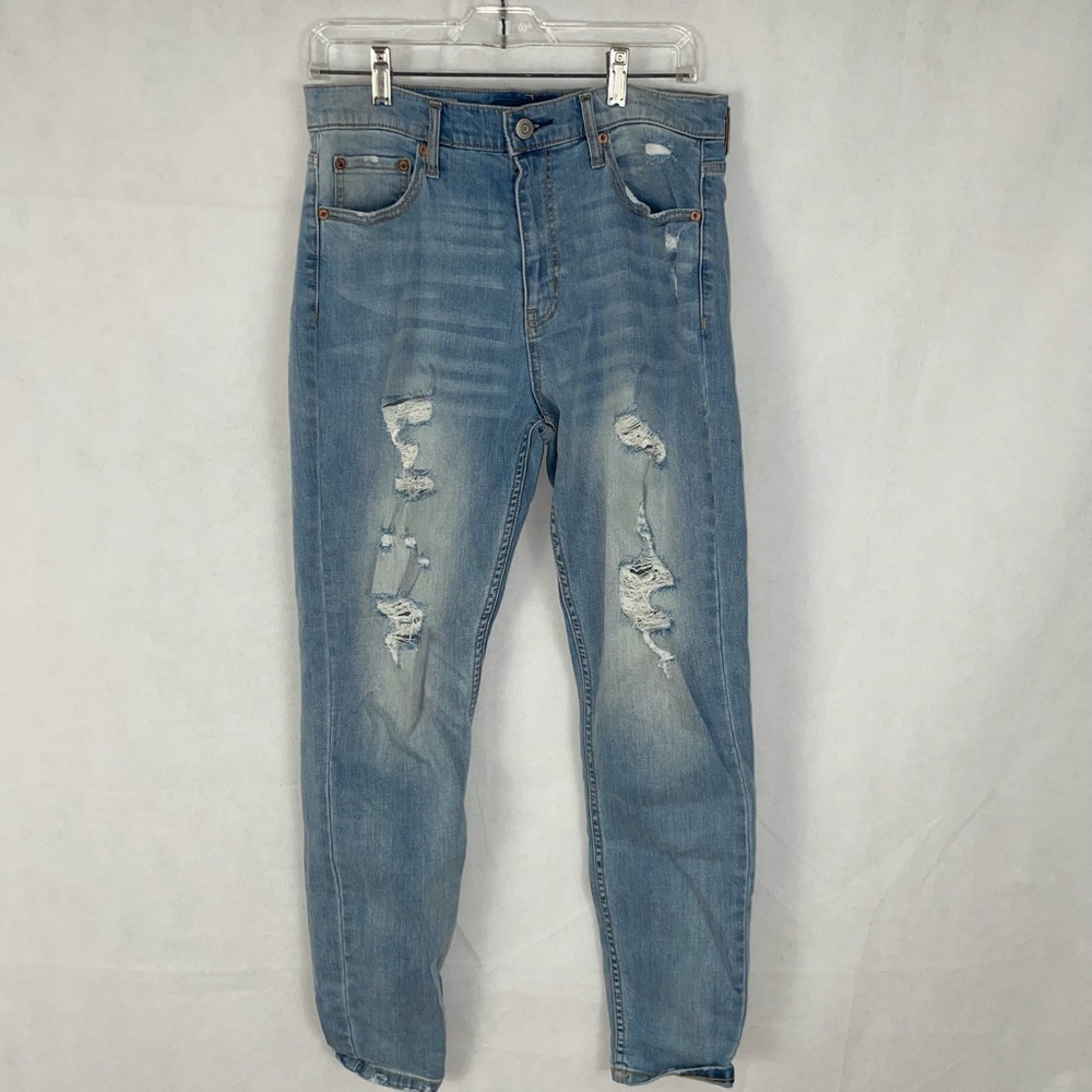 Aeropostale High Waisted Distressed Jegging Jeans Size 10